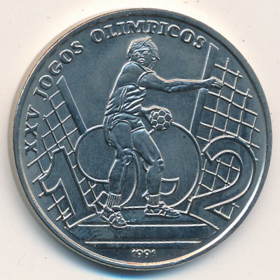 Guinea-Bissau, 2000 pesos, 1991