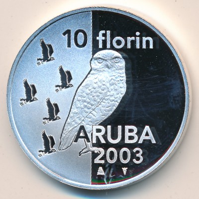 Aruba, 10 florin, 2003