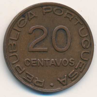 Мозамбик, 20 сентаво (1936 г.)