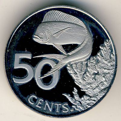Virgin Islands, 50 cents, 1985