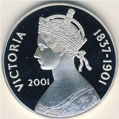 Ascension Island, 50 pence, 2001
