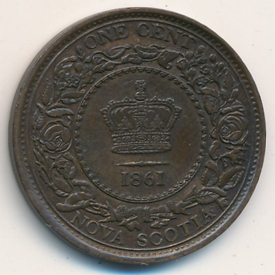 Новая Шотландия, 1 цент (1861–1864 г.)