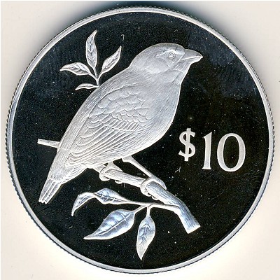 Fiji, 10 dollars, 1978