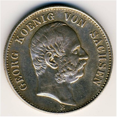 Саксония, 2 марки (1903–1904 г.)