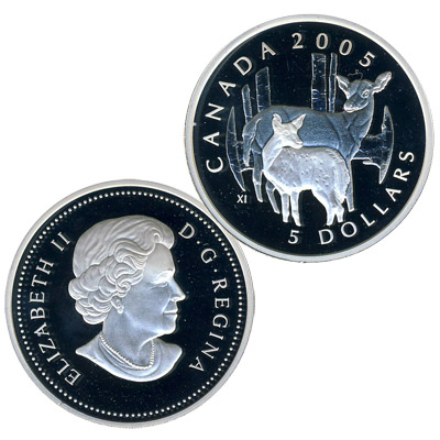 Канада, 5 долларов (2005 г.)