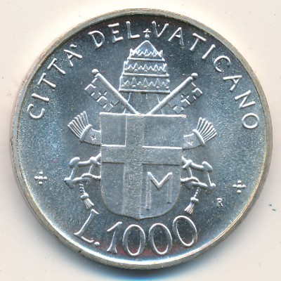 Ватикан, 1000 лир (1992 г.)