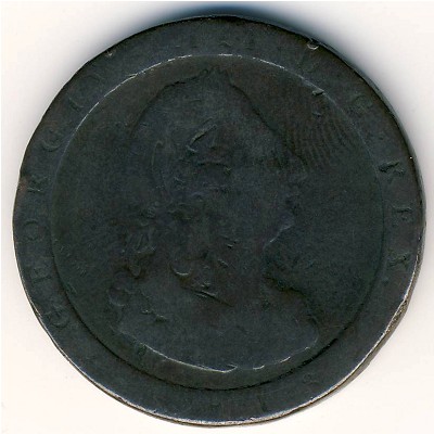 Остров Мэн, 1 пенни (1798–1813 г.)