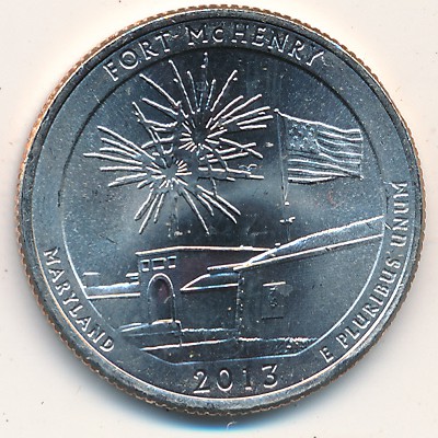 USA, Quarter dollar, 2013