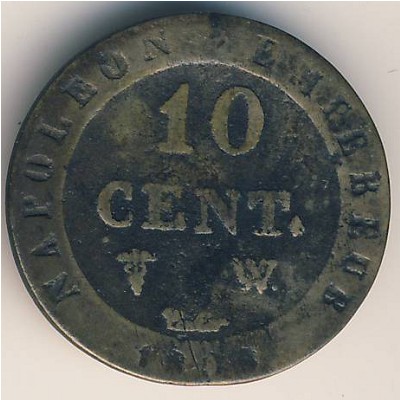 France, 10 centimes, 1808–1809
