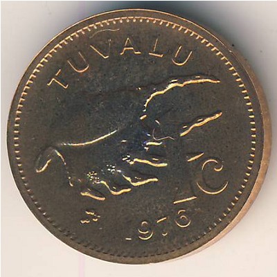 Тувалу, 1 цент (1976–1985 г.)