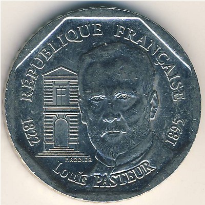 France, 2 francs, 1995