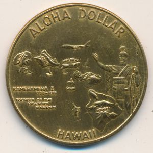 Hawaiian Islands., 1 dollar, 0