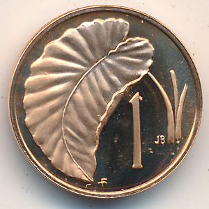Cook Islands, 1 cent, 1972–1983