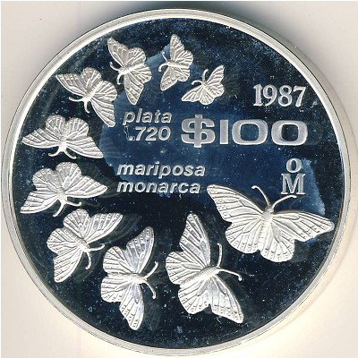 Мексика, 100 песо (1987 г.)
