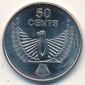 Solomon Islands, 50 cents, 2012