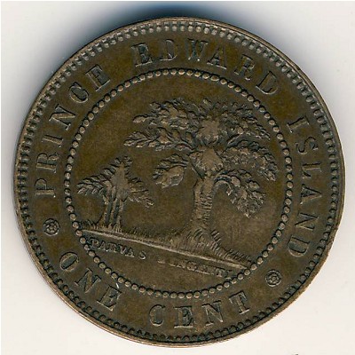 Prince Edward Island, 1 cent, 1871