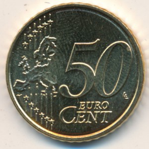 Latvia, 50 euro cent, 2014