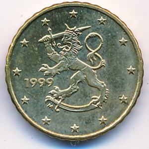 Финляндия, 10 евроцентов (1999–2006 г.)