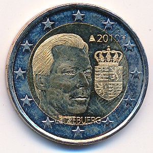 Luxemburg, 2 euro, 2010