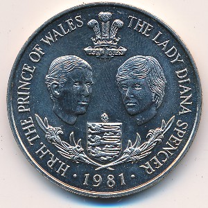 Guernsey, 25 pence, 1981