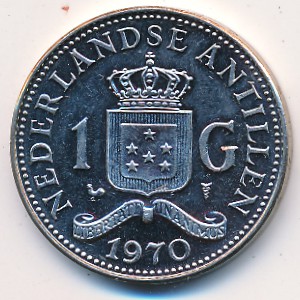 Antilles, 1 gulden, 1970–1980