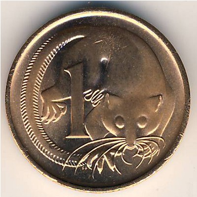 Австралия, 1 цент (1966–1984 г.)