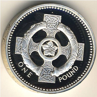 Великобритания, 1 фунт (1996 г.)