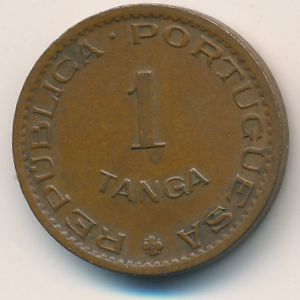 Portuguese India, 1 tanga, 1952