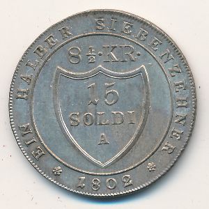 Gorizia, 15 soldo, 1802