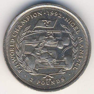 Остров Мэн, 2 фунта (1993 г.)