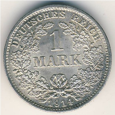 Германия, 1 марка (1891–1916 г.)