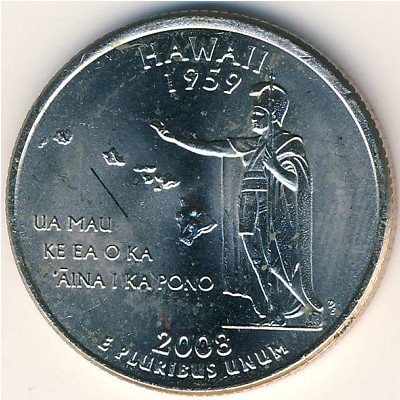 USA, Quarter dollar, 2008