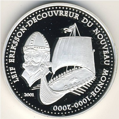 Бенин, 1000 франков КФА (2001 г.)