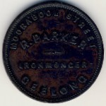 Australia, 1 penny, 1865