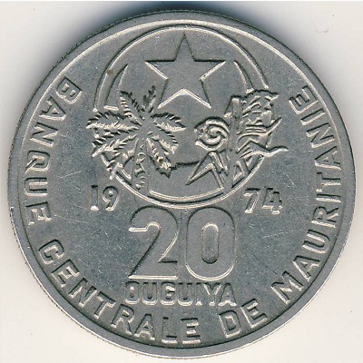 Мавритания, 20 угий (1973–2004 г.)