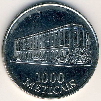 Mozambique, 1000 meticals, 1994