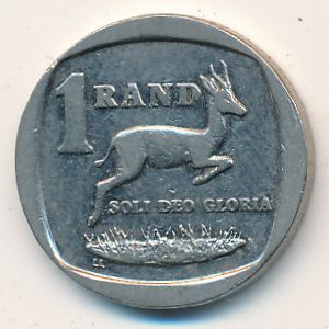 South Africa, 1 rand, 1996–2000