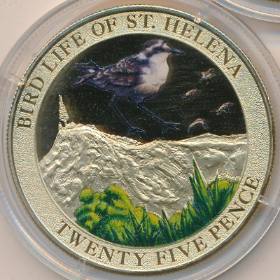 Saint Helena, 25 pence, 2013