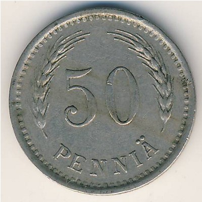 Финляндия, 50 пенни (1921–1940 г.)