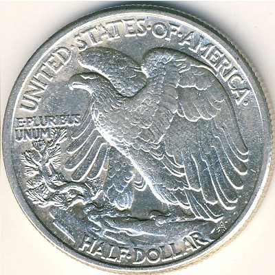USA, 1/2 dollar, 1916–1947