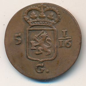 Netherlands East Indies, 1 duit, 1802–1809