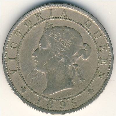 Jamaica, 1 penny, 1869–1900