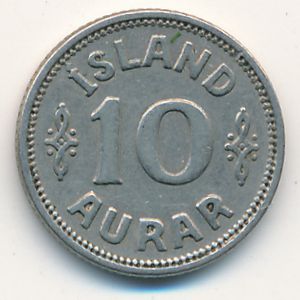 Исландия, 10 эйре (1922–1939 г.)