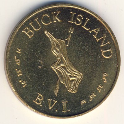 Buck Island., 1/2 buck, 1958