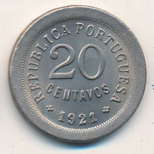 Португалия, 20 сентаво (1920–1922 г.)