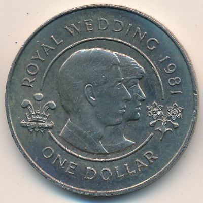 Бермудские острова, 1 доллар (1981 г.)