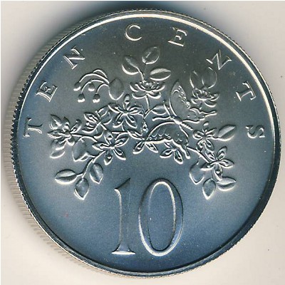 Ямайка, 10 центов (1971–1984 г.)