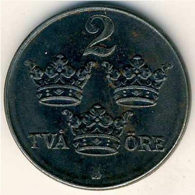 Швеция, 2 эре (1942–1950 г.)