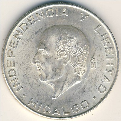 Mexico, 5 pesos, 1955–1957