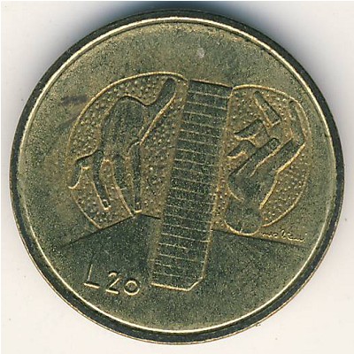 San Marino, 20 lire, 1976